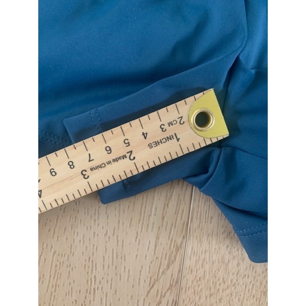Halara High Waisted Flowy 2-in-1 Active Shorts Teal Blue Small Pocket 928GF - Picture 7 of 8